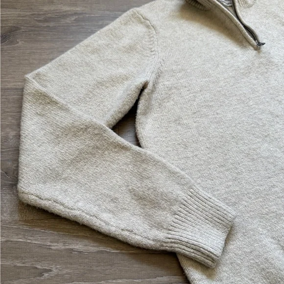 Amazon Essentials Men's Light Gray Zip-Up Sweater-Size L - Picture 9 of 10